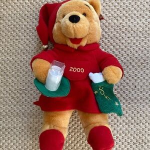 Disney Store Winnie the Pooh Plush with Red and White Tag